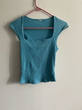 Aqua baby tee baby blue Robins egg 🪺 xs small